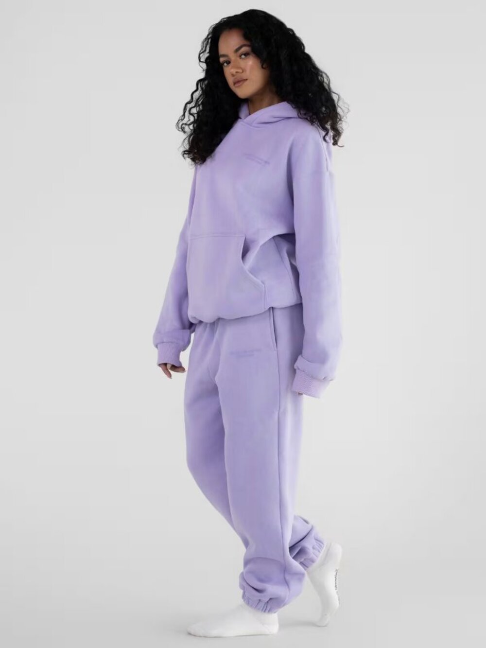 NWOT Comfrt Pastel Edit Lavender Hoodie and Sweatpant Set - Small